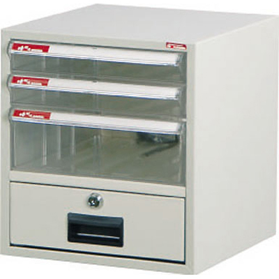 【文具通】SHUTER 樹德 A4-104K桌上型資料櫃(抽屜附鎖)