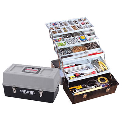 【文具通】SHUTER 樹德 TB-104 專業型工具箱/收納箱 (未含工具) 四層 426X235X225mm