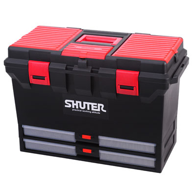【文具通】SHUTER 樹德 TB-802 專業型工具箱/收納箱 二層 558x277x370mm