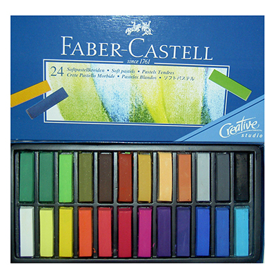【文具通】Faber-Castell 輝柏 24色軟性粉彩條/粉彩筆