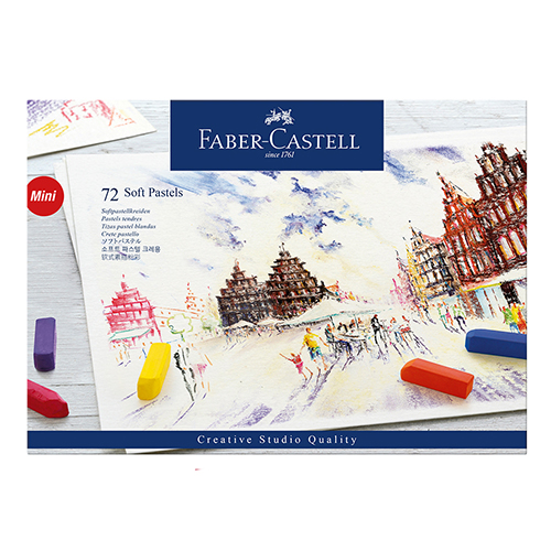【文具通】Faber-Castell 輝柏 創意工坊72色軟性粉彩條(短型)