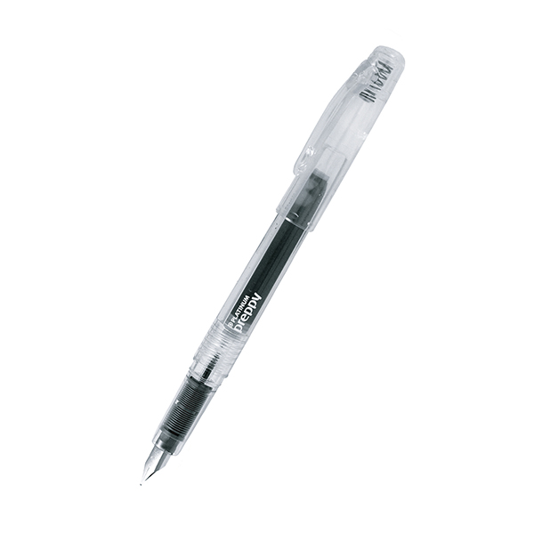 【文具通國際股份有限公司;華軒文具興業有限公司;PLATINUM 白金牌】PLATINUM 白金 PSQC-400 鋼筆 透明桿 筆跡線0.3mm