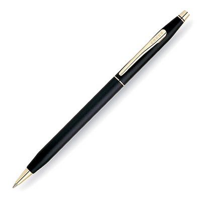 【文具通】CROSS 高仕 2502 黑桿金夾原子筆