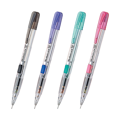 【文具通國際股份有限公司;華軒文具興業有限公司;Pentel 飛龍牌】Pentel 飛龍牌 PD105T 側壓自動鉛筆/自動筆 0.5 TECHNICLICK