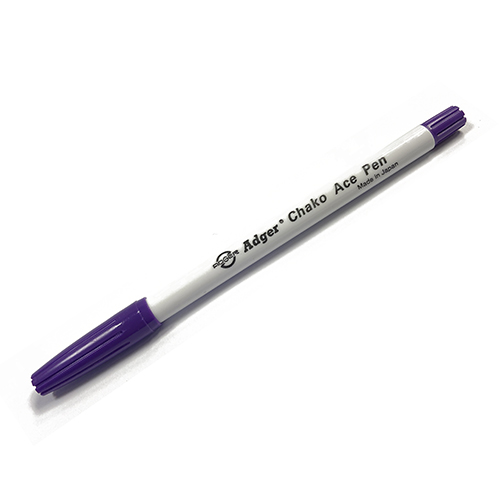 【文具通】Adger Chako Ace Pen LHS-016 布料用進口單頭消失筆 紫色