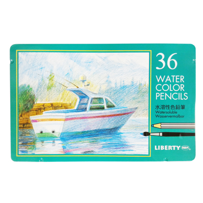 【文具通】Liberty 利百代 CC-859 汽船水彩色鉛筆 水溶性 36色
