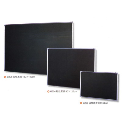 【文具通】群策 G115 磁性鋁框黑板 1x1.5尺 無筆槽 綠色板面