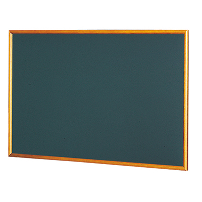 【文具通】群策 FG115 柚木框磁性黑板 30x45cm 綠色板面