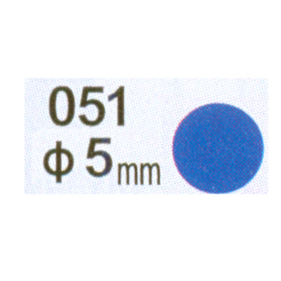 【文具通】Herwood 鶴屋牌 φ5mm 藍 NO.051C 圓形標籤/圓點標籤