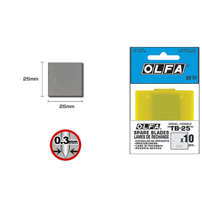 【文具通】OLFA TB-25 刮刀替刃