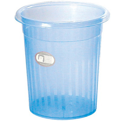【文具通】JUSKU 佳斯捷 NO.6408 拋物線廢紙簍/垃圾桶/塑膠桶 28x28x30cm
