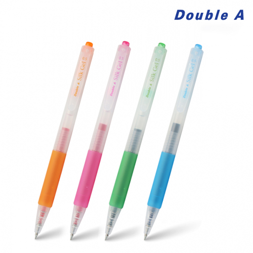 【文具通】【限時促銷】Double A SILK GEL PEN (DGP-205) 0.5中性筆4色組促銷包