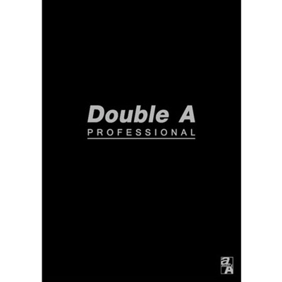 【文具通】Double A DANB12163 A5 25K膠裝固頁橫線筆記本/記事本 黑 40張入