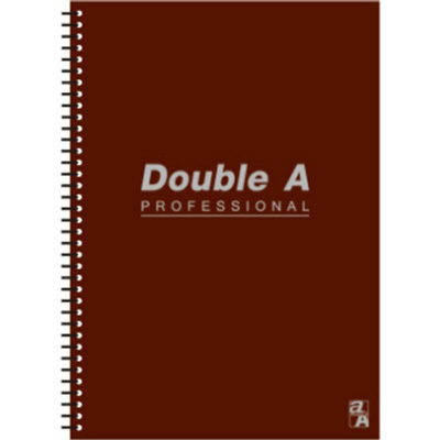 【文具通】Double A DANB12172 B5 18K線圈活頁橫線筆記本/記事本 咖啡 50張入