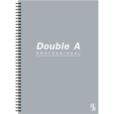 【文具通】Double A DANB12174 B5 18K線圈活頁橫線筆記本/記事本 灰 50張入