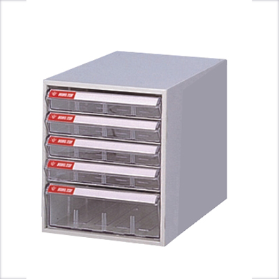 【文具通】SY-A4-406B A4桌上型效率櫃/資料櫃5格透明抽屜1大+4小