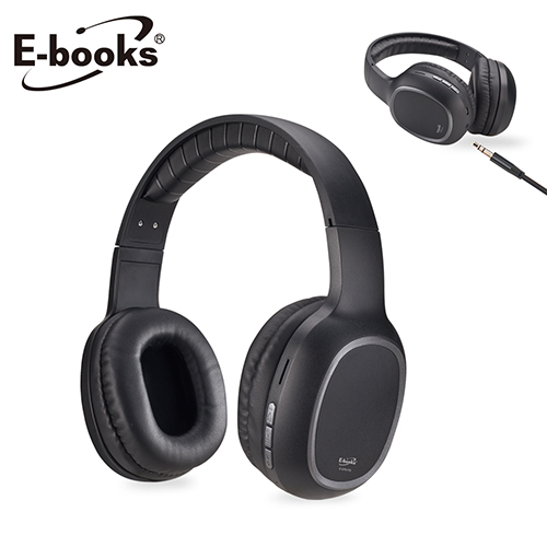 【文具通】E-books S90 藍牙4.2無線重低音耳罩式耳機