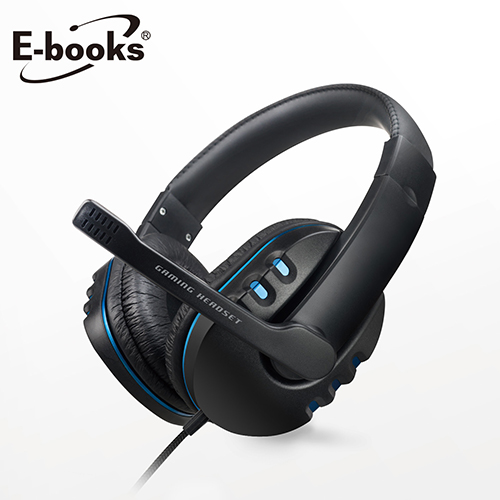 【文具通】E-books S93 藍翼頭戴耳機麥克風