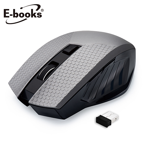 【文具通】E-books M28 六鍵式省電無線滑鼠