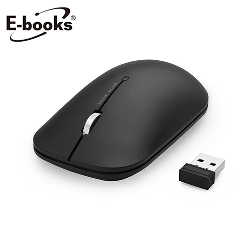 【文具通】E-books M43 設計款超靜音無線滑鼠