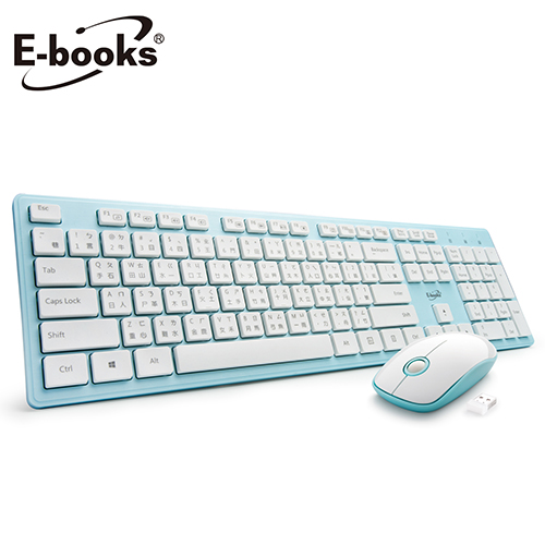 【文具通】E-books Z4 美型無線鍵盤滑鼠組