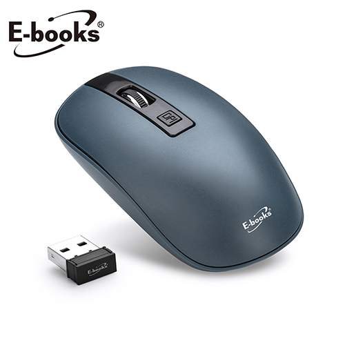 【文具通】E-books M69 設計款超靜音無線滑鼠