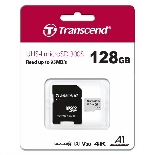 【文具通】創見128GB microSD記憶卡 TS128GUSD300S-A