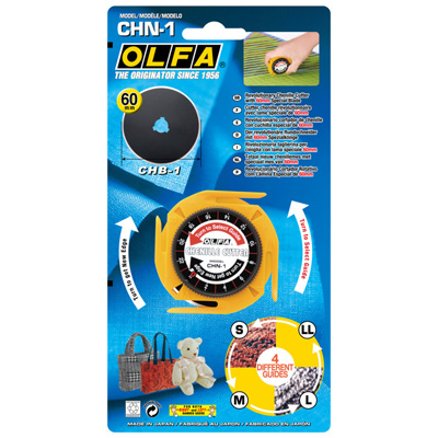 【文具通】OLFA CHN-1 四段式拼布斜刷專用裁刀 新包裝 (不含藍色專用收納包)