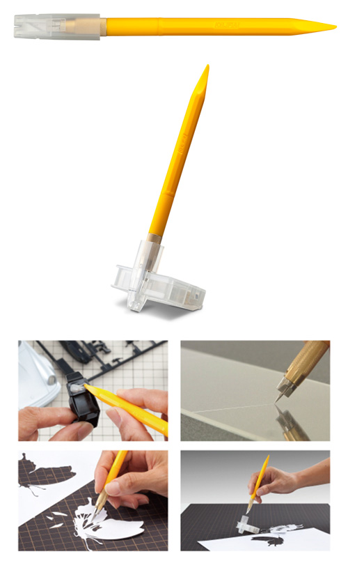 olfa 细致型设计用笔刀216bsy型-黄色