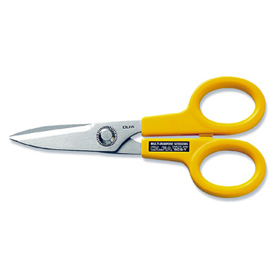 【文具通國際股份有限公司;華軒文具興業有限公司;OLFA】OLFA SCS-1 家庭用小型剪刀日本包裝型號111B型