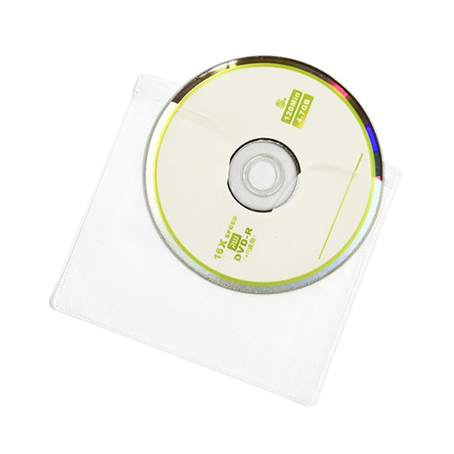 【文具通】5孔CD整理保護棉袋/綿袋/綿套/棉套/保護袋 100張入