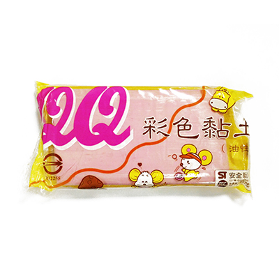 【文具通】QQ彩色油黏土/油粘土 粉紅色 約400g