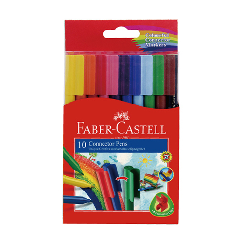 【文具通】Faber-Castell 輝柏 彩色連接筆/彩色筆10色 NO.11-150-A