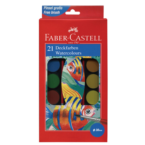 【文具通】Faber-Castell 輝柏 水彩餅 21色 NO.125021