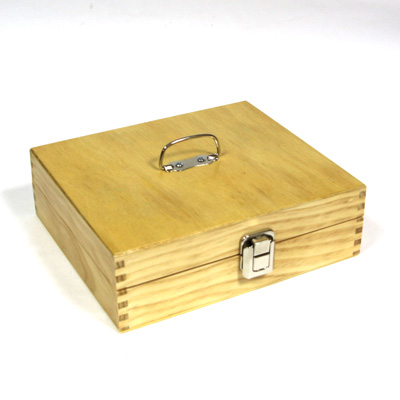 【文具通】木印章盒 大 23.8x20.9x7.3cm