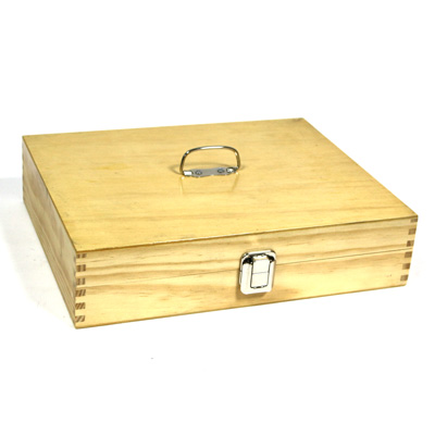 【文具通】木印章盒 加大31.5x25.5x7.3cm