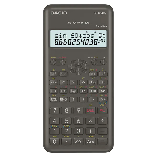 【文具通】CASIO 卡西歐 FX-350MS-2 科學型標準計算機 工程用