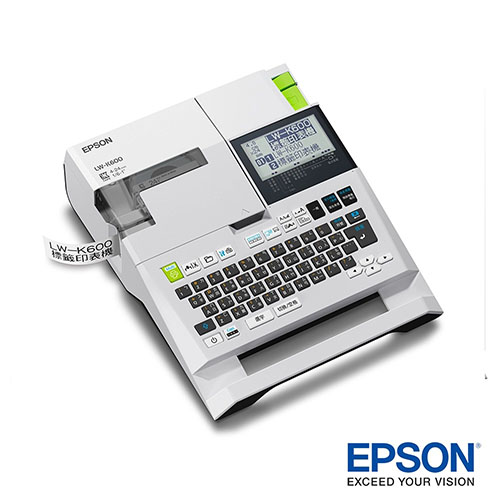 【文具通】EPSON LW-K600 手持式高速列印標籤機