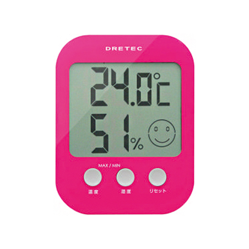 【文具通】日本 DRETEC 多利可 O-230PK 電子溫溼度計