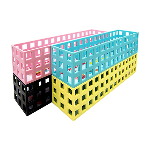 【文具通】C2806萬用積木盒/收納藍/收納盒(加長)
