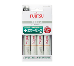 【文具通】FUJITSU 富士通 雙迴路充電器FCT345TST 附3號充電池2000mahx4