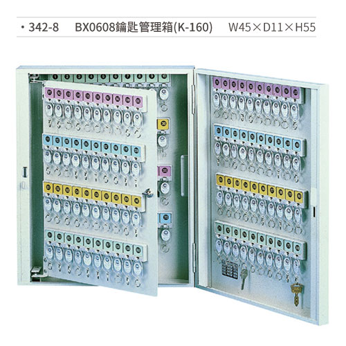 【文具通】BX0608鑰匙管理箱(K-160) 342-8 W45×D11×H55