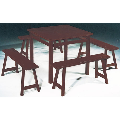 【文具通】實木餐桌(2×3尺)