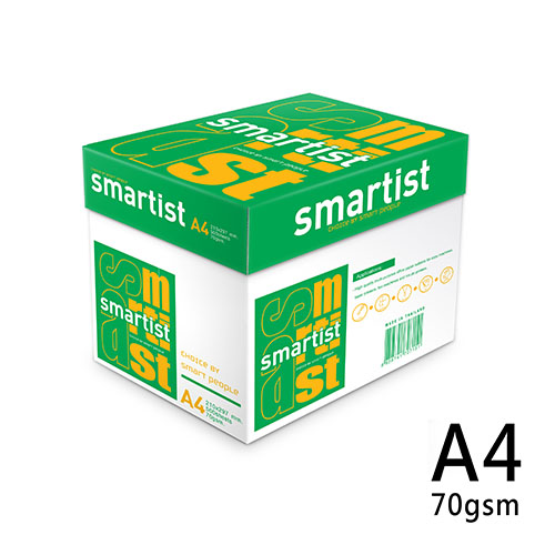 【文具通】SMARTIST A4 70gsm 雷射噴墨白色影印紙500張入 X 10包