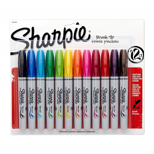 【文具通國際股份有限公司;華軒文具興業有限公司;請選擇...】1810704 Sharpie Brush12色軟毛萬用筆組