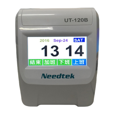 【文具通】Needtek UT-120B 四欄位觸控螢幕打卡鐘