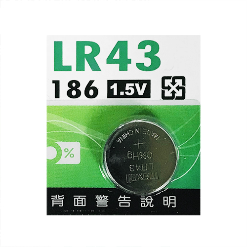 【文具通】水銀電池 LR43/186 單顆入