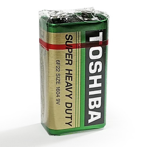 【文具通】TOSHIBA 東芝 四角型9V碳鋅電池 環保型1入