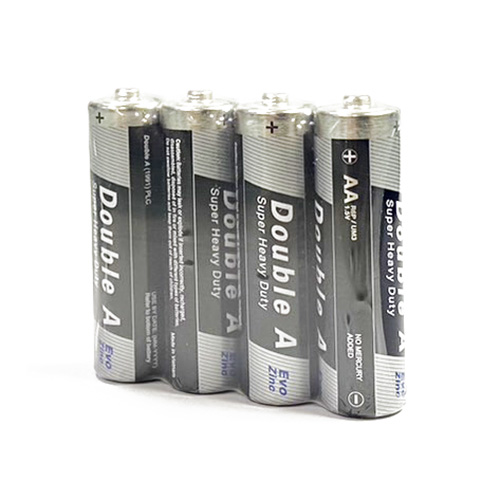 【文具通國際股份有限公司;華軒文具興業有限公司;Double A】Double A 碳鋅電池AA 3號4粒入 S21/B33