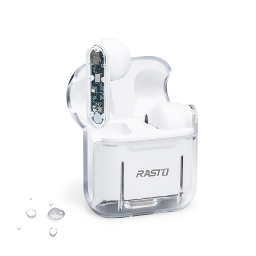 【文具通】RASTO RS52 透視款TWS真無線藍牙5.3耳機